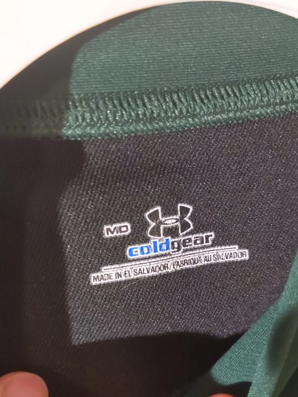 Under armour Green Boys Size Medium Cold Gear Size Meduim